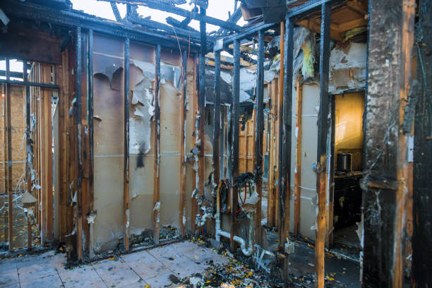 Professional Fire Damage Removal technician working in Waretown, NJ